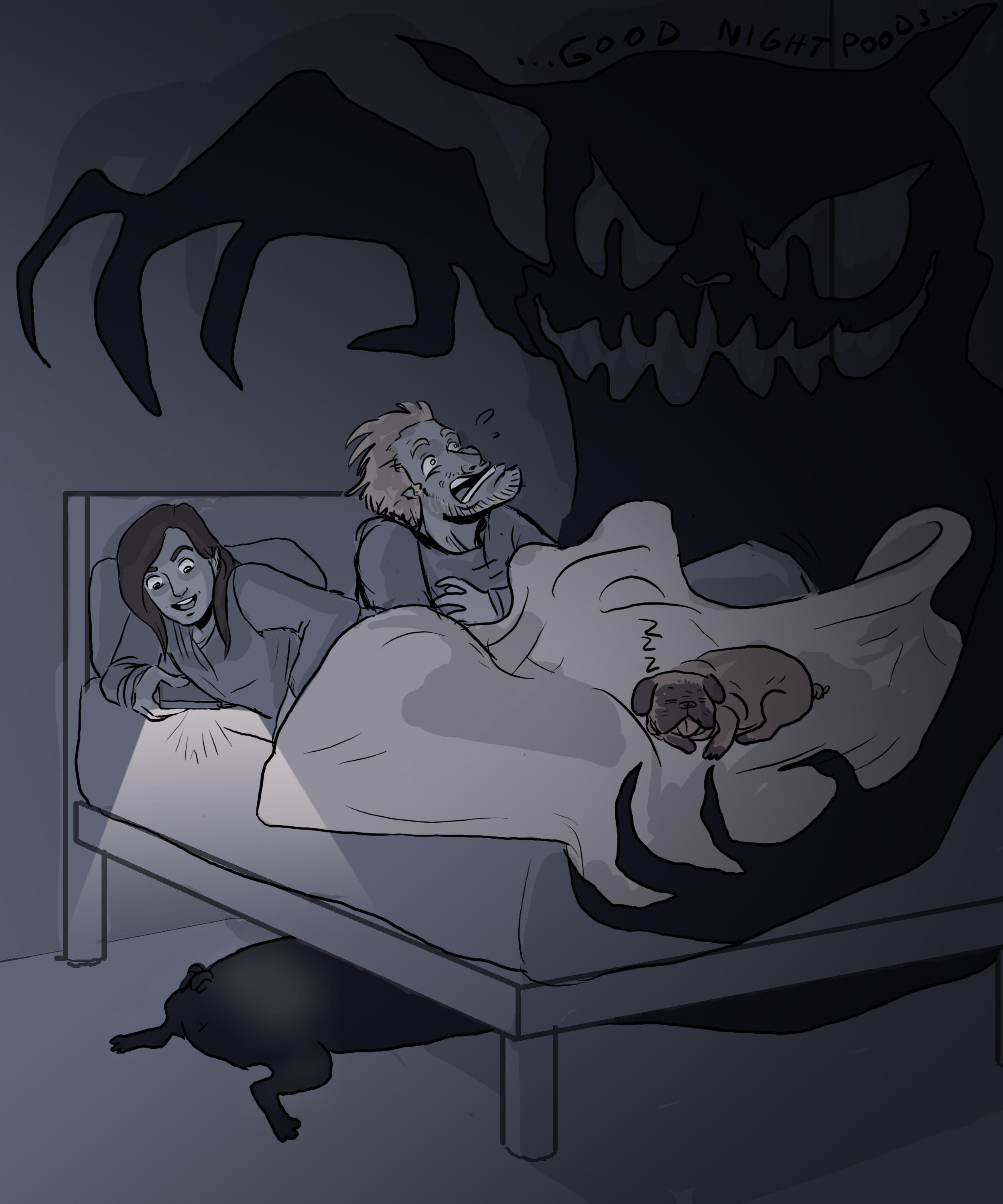 Порно Комиксы Под Кроватью