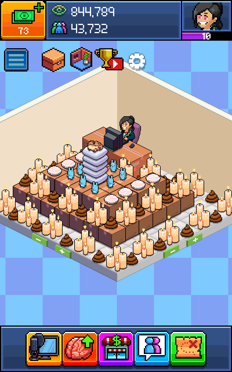 FIRST MAX LEVEL PLAYER in PewDiePie's Tuber Simulator!? LEVEL 50